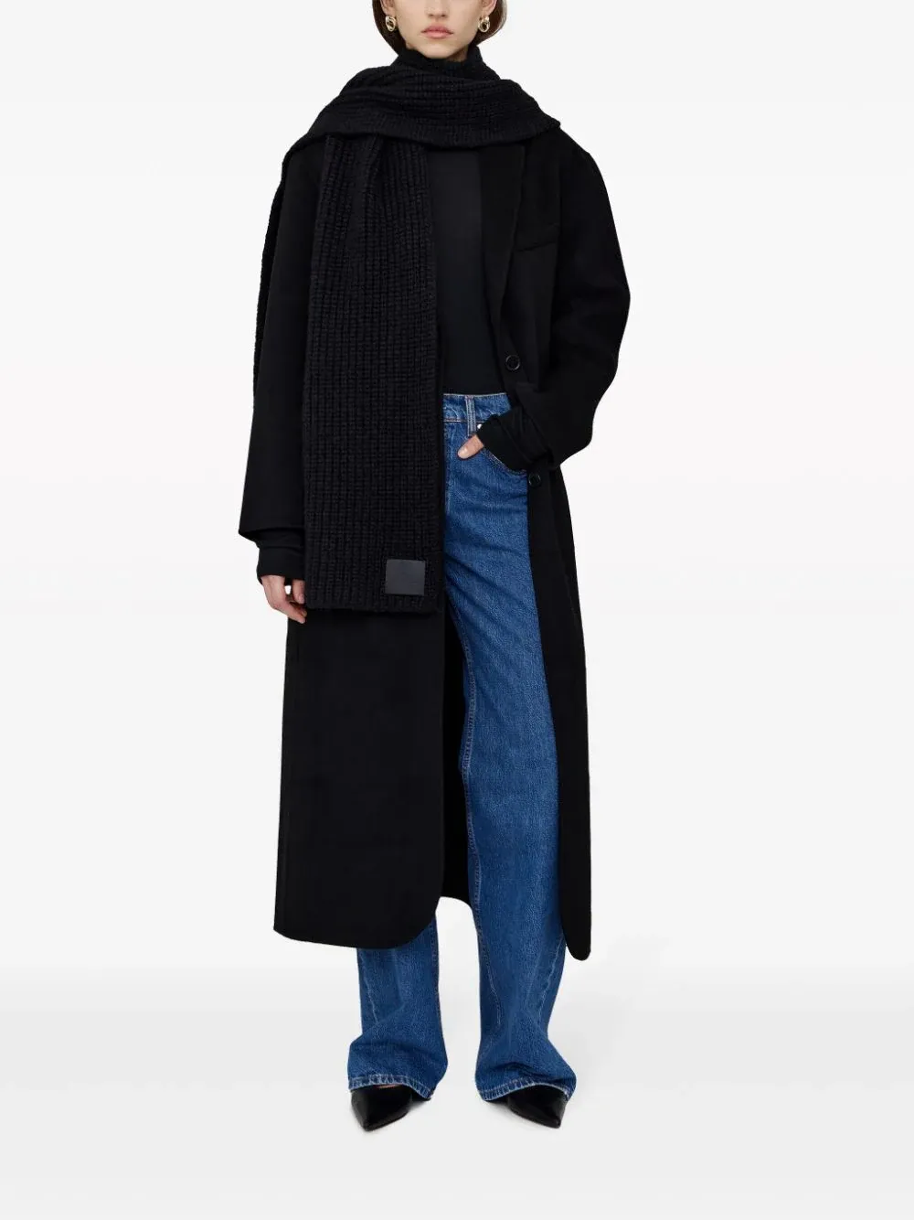 Hannah Scarf Black OS